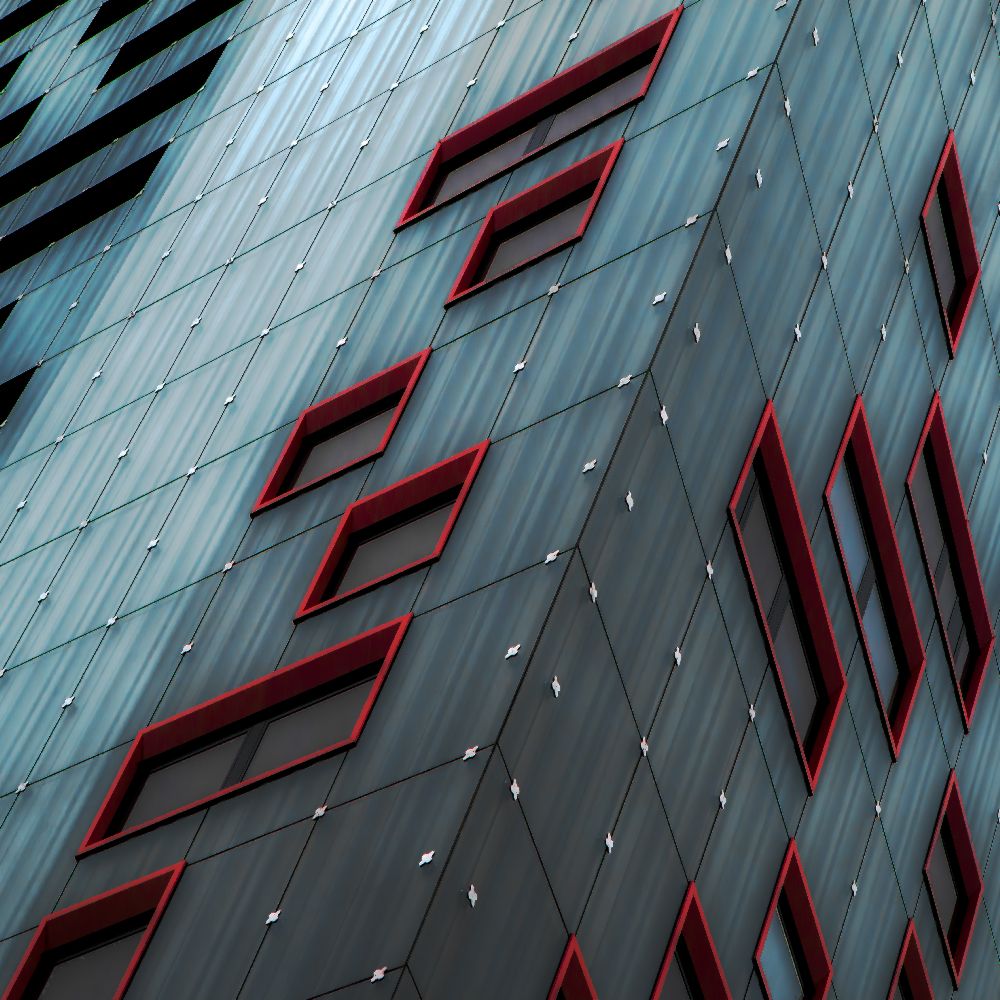 Rote Fenster von Gilbert Claes