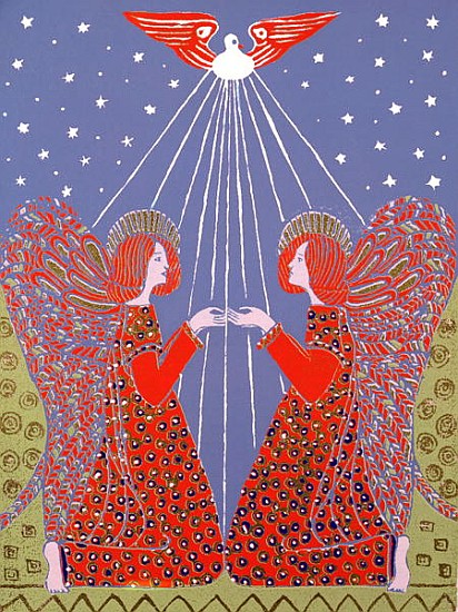 Christmas 77 (silk screen)  von  Gillian  Lawson