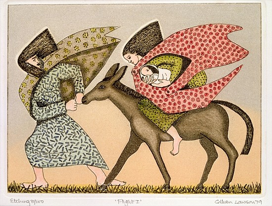 Flight into Egypt I, 1979  von  Gillian  Lawson