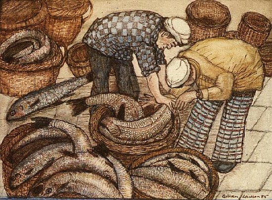 Gathering in the Fish  von  Gillian  Lawson