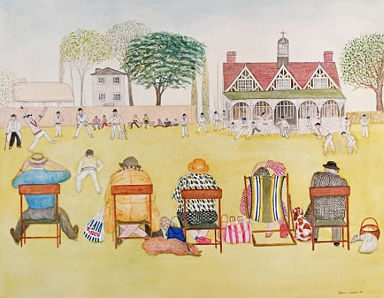 The Cricket Match, 1989  von  Gillian  Lawson