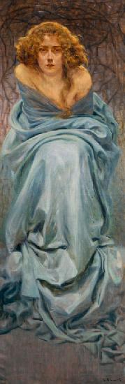 The Pain, Gemälde von Kienerk George (1869-1948)