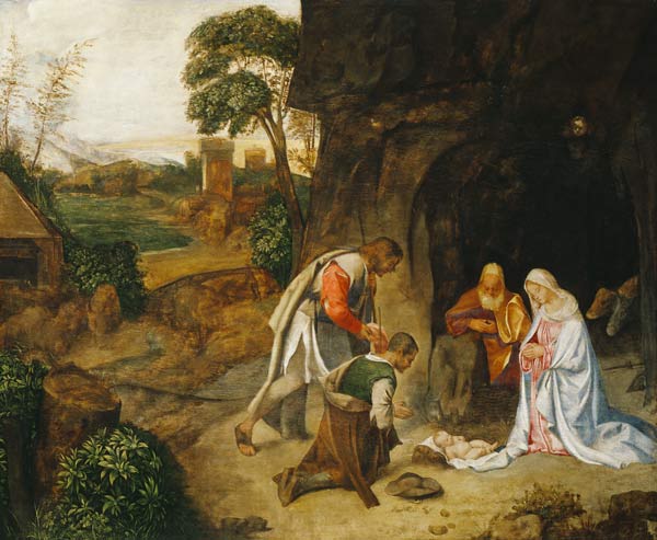 Anbetung der Hirten von Giorgione (eigentl. Giorgio Barbarelli oder da Castelfranco)