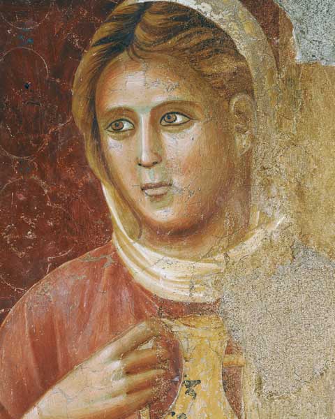 Esau erscheint vor Isaak von Giotto (di Bondone)