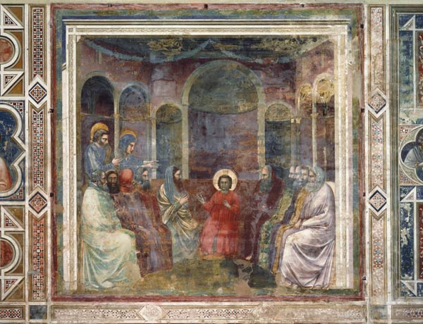 Giotto, Zwoelfjaehriger Jesus.. / Padua von Giotto (di Bondone)