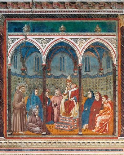 St. Francis Preaching a Sermon to Pope Honorius III