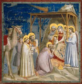 Giotto di Bondone "Die Anbetung der Könige"