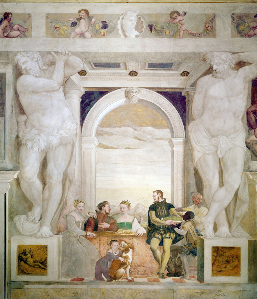 Breakfast at the Villa von Giovanni Antonio Fasolo