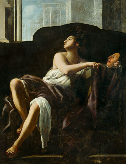 Thalia, Muse of Comedy von Giovanni Baglione