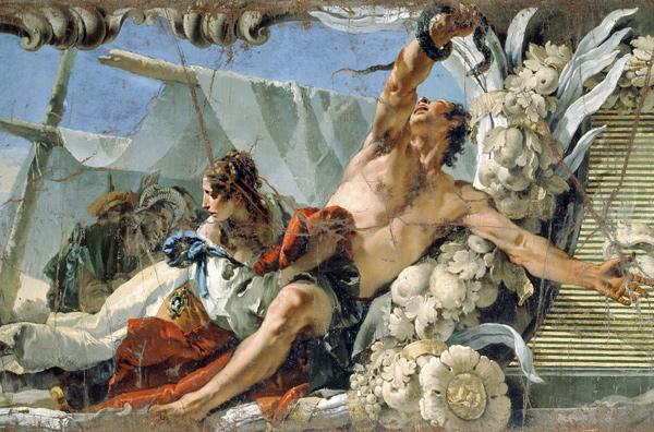 G.B.Tiepolo, Eherne Schlange (Ausschn.) von Giovanni Battista Tiepolo