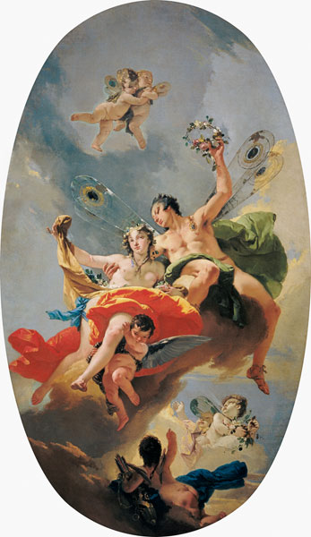 G.B.Tiepolo, Zephir und Flora von Giovanni Battista Tiepolo