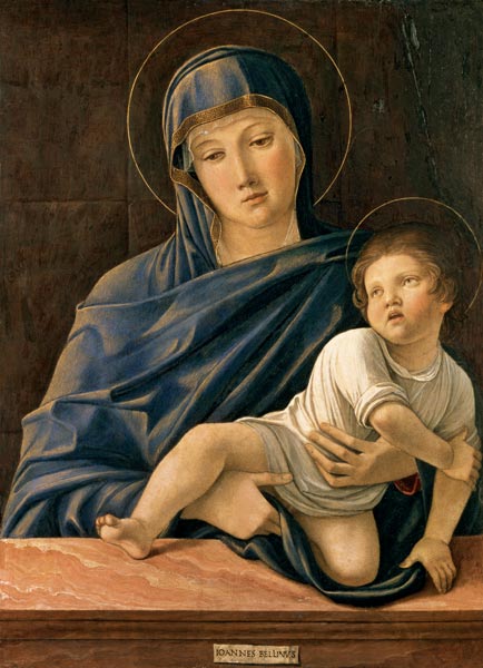 Maria mit Kind / Bergam von Giovanni Bellini