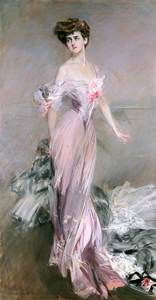 Portrait Of Mrs von Giovanni Boldini