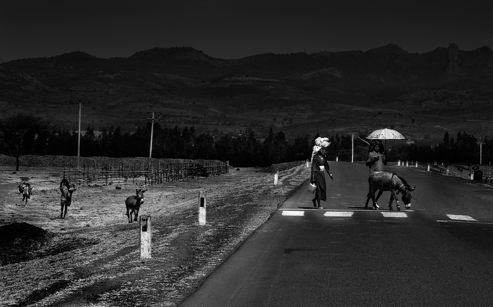 Road crossing von Giovanni Cavalli