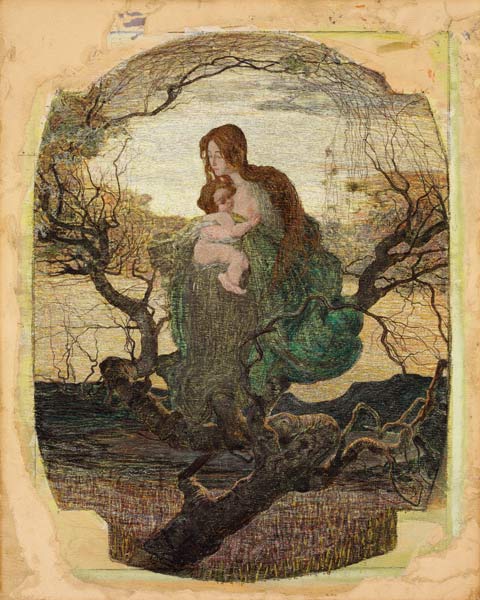 Der Lebensengel von Giovanni Segantini