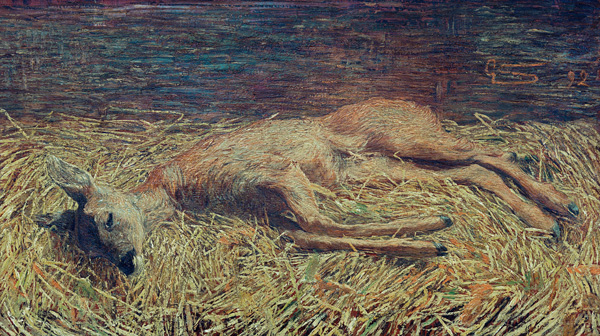 Giovanni Segantini, Totes Reh von Giovanni Segantini