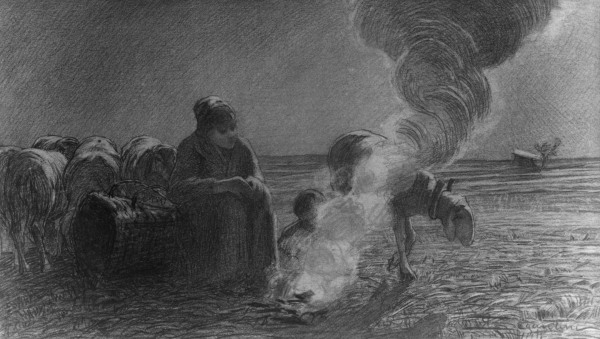 Giovanni Segantini, Kalter Novembertag von Giovanni Segantini