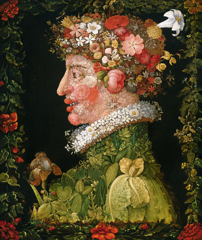 Der Frühling von Giuseppe Arcimboldo