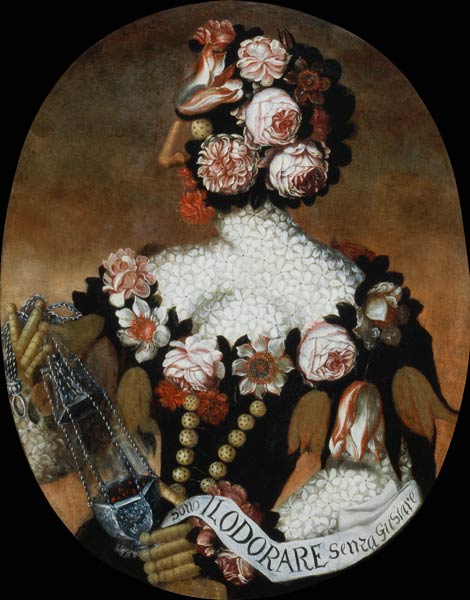 The Sense of Smell (panel) von Giuseppe Arcimboldo