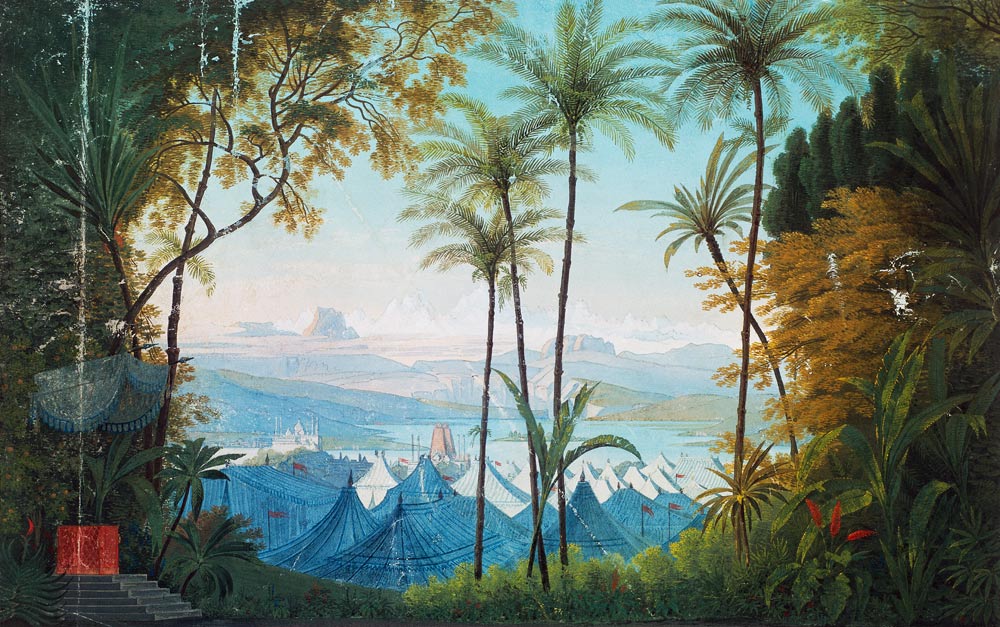 Mozart,  Zauberflöte von Giuseppe Quaglio