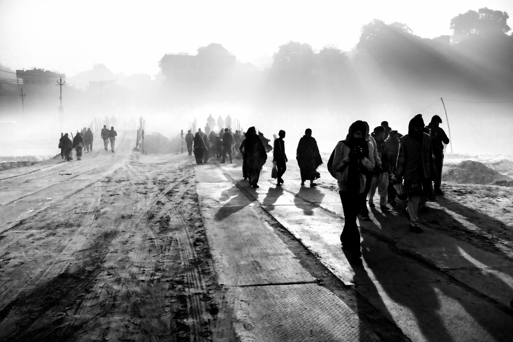 In cammino-Allahabad von Gloria Staffa