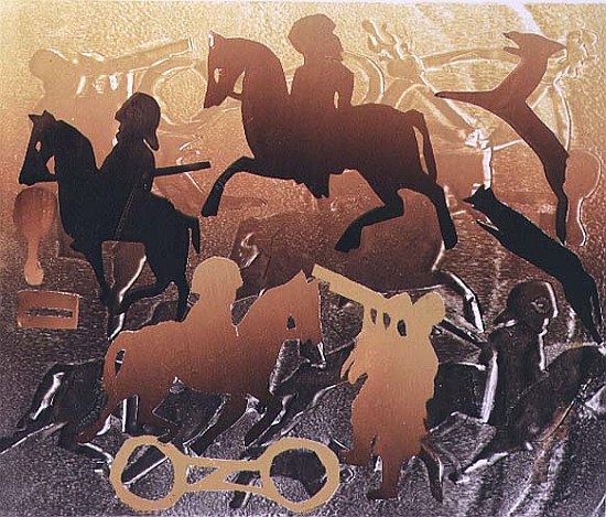 Pictish Princess, 1996 (monotype)  von Gloria  Wallington