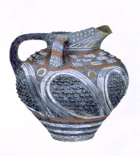 Jug from Phaestos, 2000-1700 BC von Glyn  Morgan