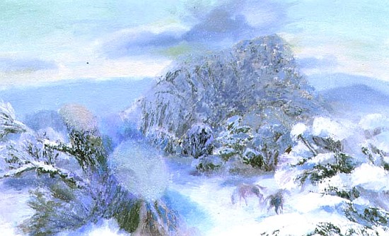 The Green Man at Daybreak, 1996 (oil on canvas)  von Glyn  Morgan