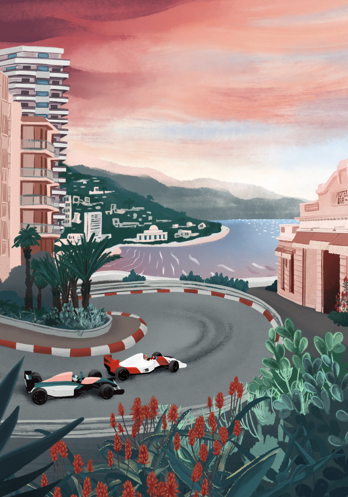 Monaco Circuit von Goed Blauw