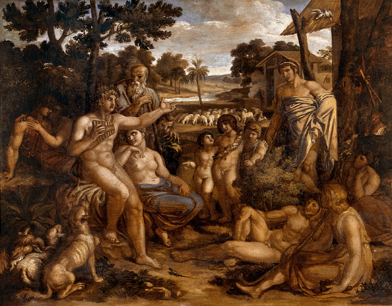 Apoll unter den Hirten von Gottlieb Schick