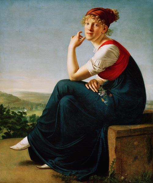 H.C.Dannecker,Porträt von Gottlieb Schick