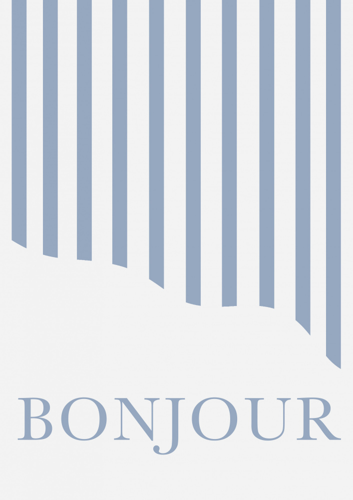 Bonjour Stripes von Grace Digital Art Co