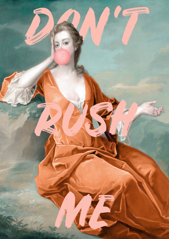 Dontrushmeorange Ratioiso von Grace Digital Art Co