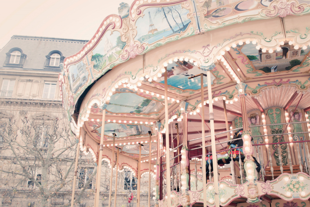 Paris Carousel von Grace Digital Art Co