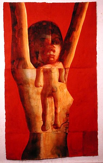 Babyface, 1999 (w/c on paper)  von Graham  Dean