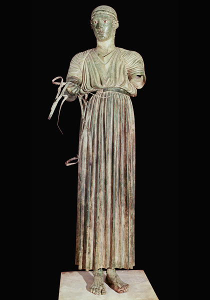 The Charioteer von Greek School
