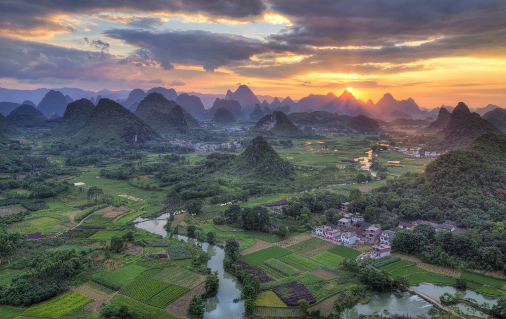 Cuiping villlage von Gregory Michiels Photography