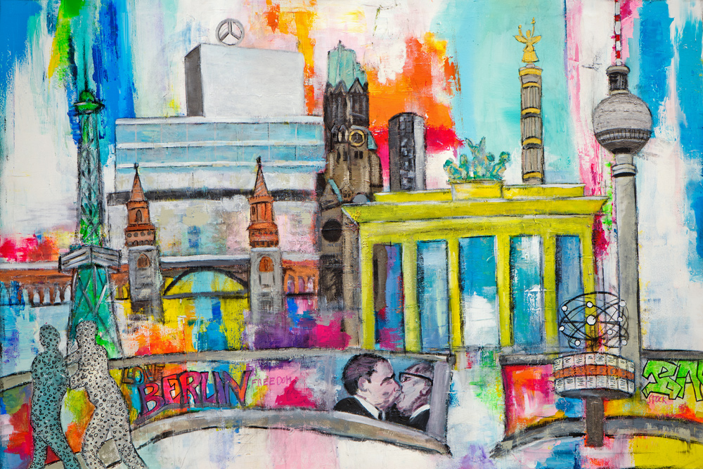 Berlin Ost und West - zum 30. Jahrestag Mauerfall von Karin Greife