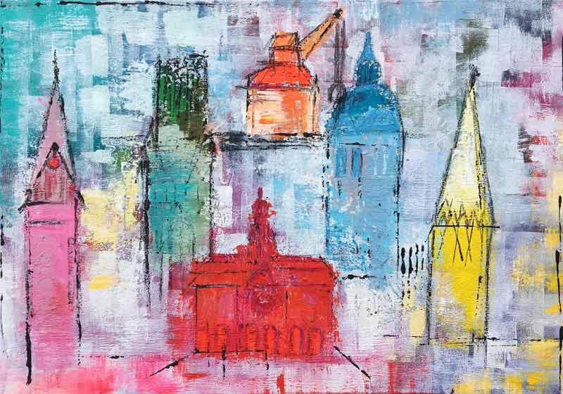 Frühling in Lüneburg von Karin Greife