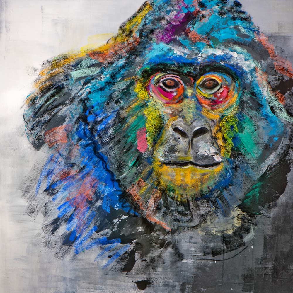 Gorilla-Dame von Karin Greife