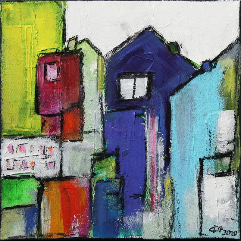 Hinterhofblick - Hinterhofvielfalt von Karin Greife