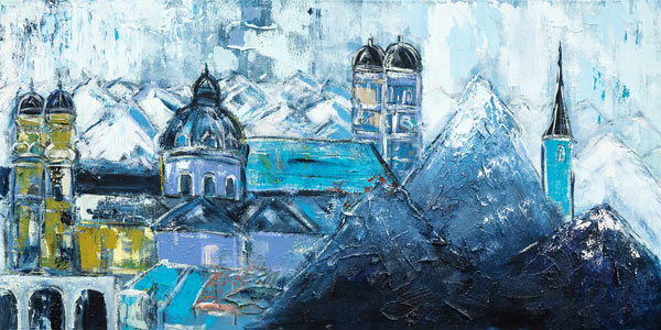 München im Winter von Karin Greife