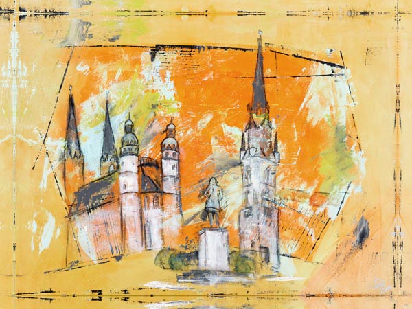 Haendel schaut auf seine Geburtsstadt Halle Saale

 von Karin Greife