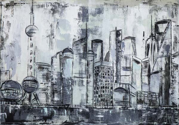 Shanghai Black & White von Karin Greife