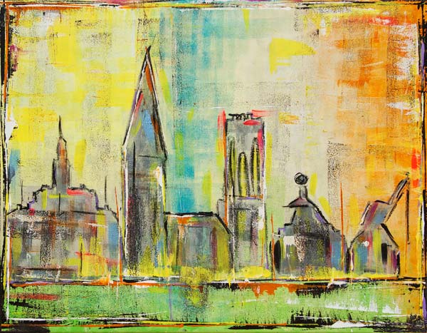 Sommer in der Stadt von Karin Greife