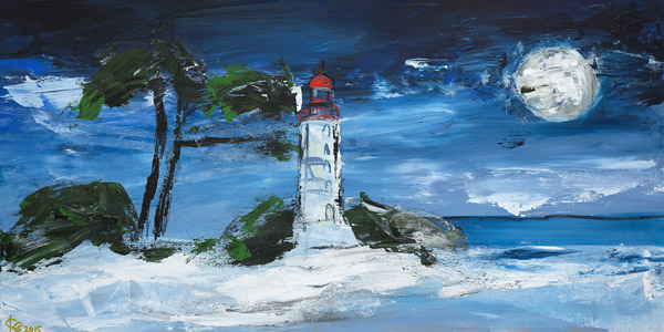 Wintermond von Karin Greife