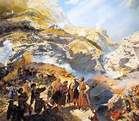 Die russisch-tscherkessische Schlacht von Achatla am 8. Mai 1841