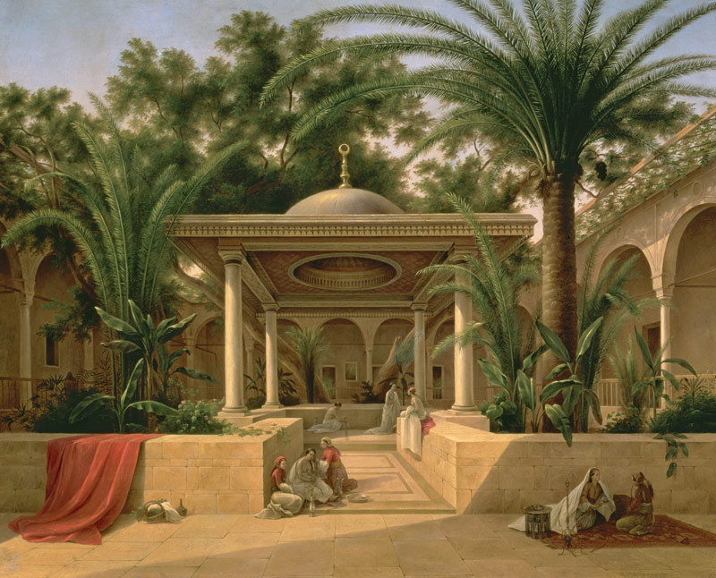 The Khabanija Fountain, Cairo von Grigory Tchernezov