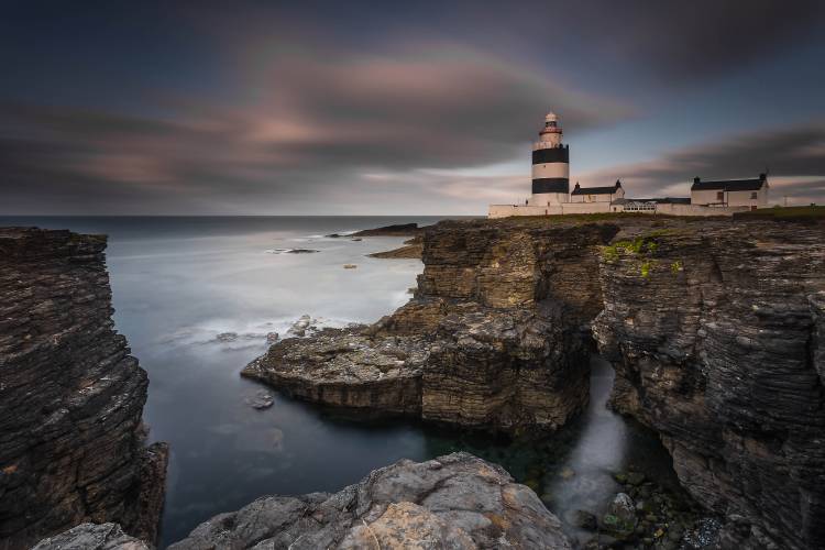 Lighthouse on Cliffs von Grzegorz Wanowicz