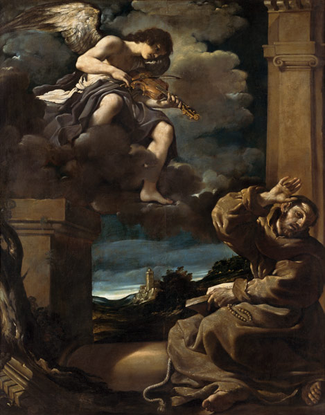 Die Ekstase des hl. Franziskus von Guercino (eigentl. Giovanni Francesco Barbieri)